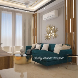 Drawing Room Interior Design in Bali Nagar